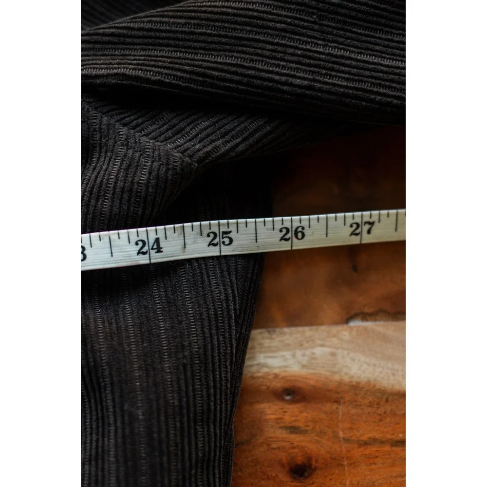 Tommy Bahama Mens XL Silk Blend Corduroy Jacket Brown Quilted Lining Full Zip XL